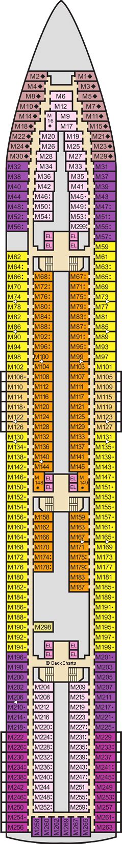 Carnival Sensation Deck Plans: Ship Layout, Staterooms & Map - Cruise ...