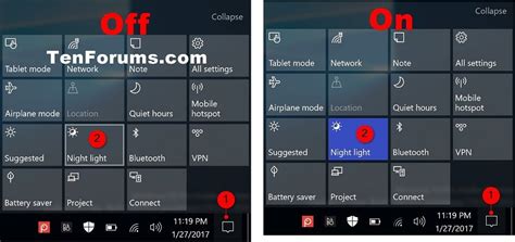 Night Light - Turn On or Off in Windows 10 - Windows 10 General Tips ...