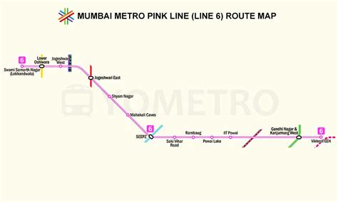 Mumbai Metro Map 2025, Stations & Metro Lines Maps - YoMetro