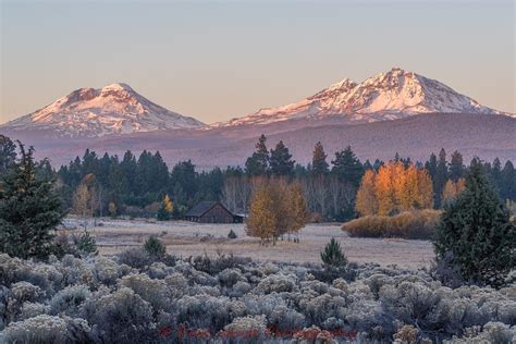 Indian Ford Meadow Preserve. Three Sisters area. Oregon. Dave White ...