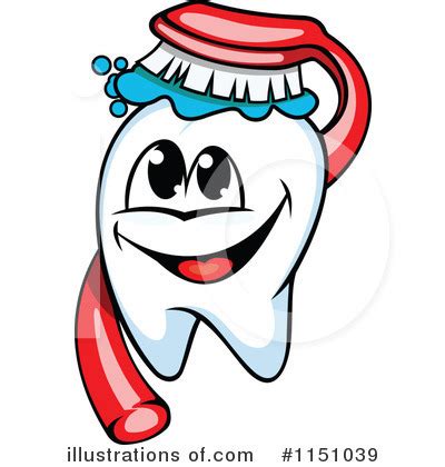 Tooth Clipart #1066070 - Illustration by Vector Tradition SM