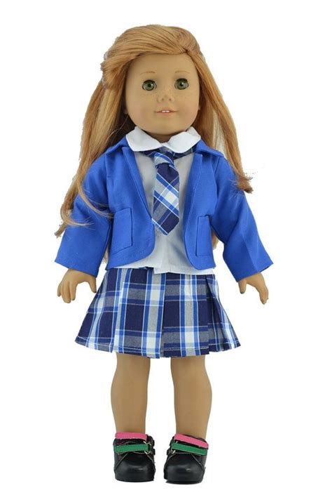 18'' American Girl Doll Clothes Blue School by greatdeal4girls, $16.99 ...