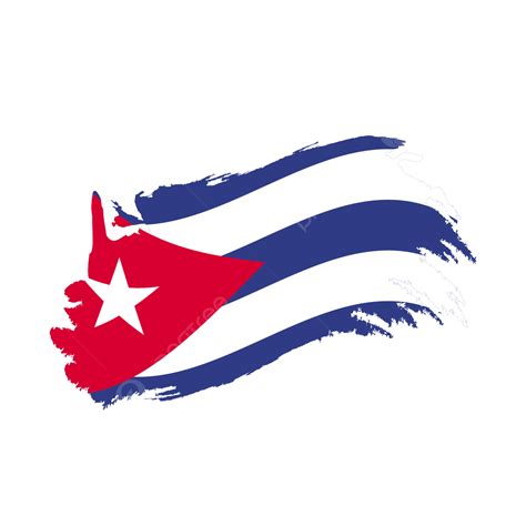 Cuba Flag With Waving Brush Stroke Clipart Hd Images, Flag Clipart ...