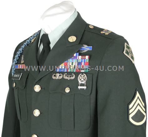 U.S. ARMY MALE ENLISTED CLASS A ARMY GREEN UNIFORM