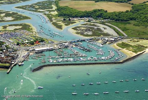 Yarmouth Harbour in Yarmouth, Isle of Wight, England, United Kingdom