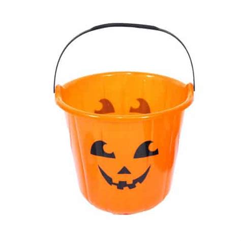 Halloween Pumpkin Candy Sweet Bucket 18cm | Partyrama