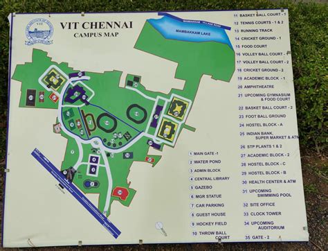 VIT Chennai Map