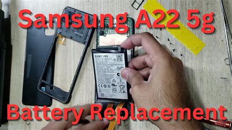 Samsung A22 5G Battery Replacement - YouTube