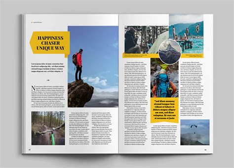 Travel Magazine Layout Design - ksioks