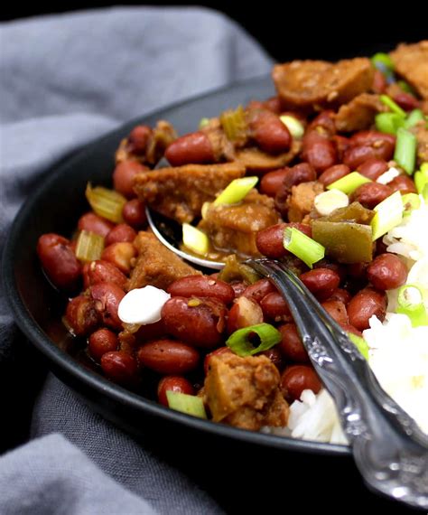 Vegan Red Beans and Rice - Varsha's Recipes