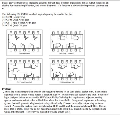 Solved Please provide truth tables including columns for | Chegg.com