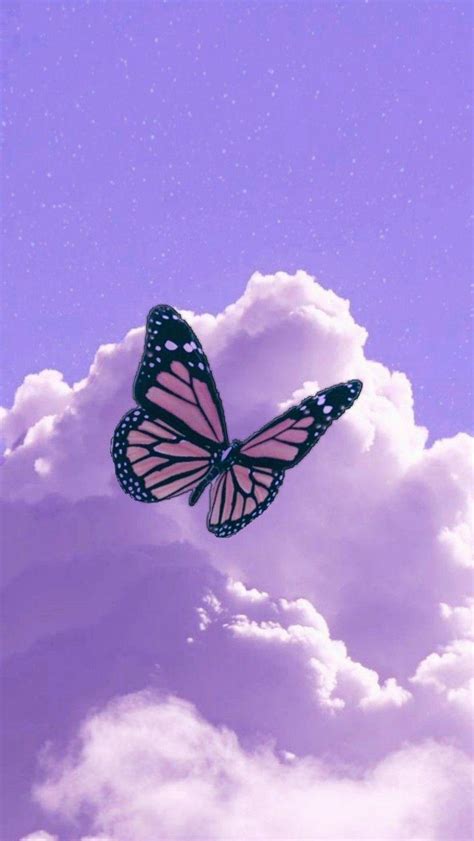 Purple Butterfly Phone Wallpapers - Top Free Purple Butterfly Phone ...