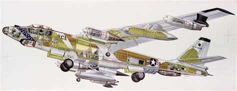 Boeing RB-47H Stratojet Cutaway