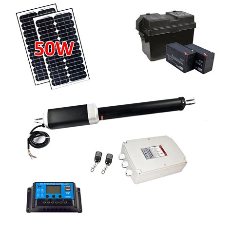 ALEKO AS850SOL Single Swing Gate Opener with Solar Kit - 50W - Walmart ...