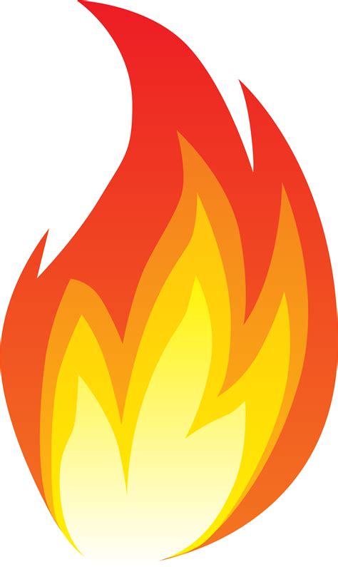 Flames Fire Vector And Cartoon Flame Clipart Full Size Clipart | Images ...