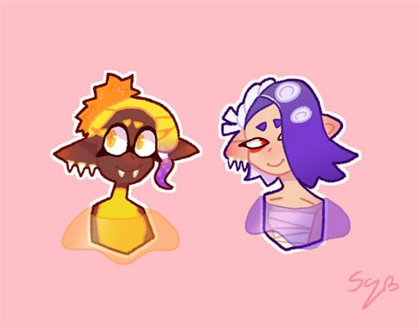 Shiver and Frye (redraw, splatoon3 fanart) by ClownRoundTown on DeviantArt