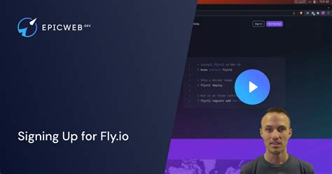 Signing Up for Fly.io | Epic Web Dev