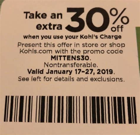 Kohls 30% OFF Coupon Code In Store and Online January 2019! | Kohls ...