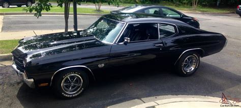 1970 Chevelle True SS 454 2 door Black on Black Coupe