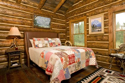 Log Cabin Interior Design in Jackson Hole - Teton Heritage Builders