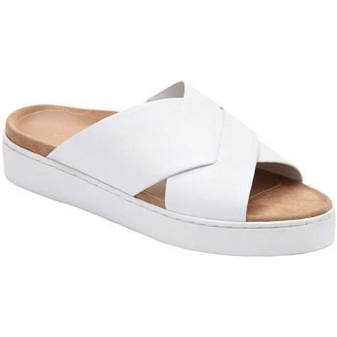 Vionic - Vionic Women's Splendid Lou Slide-On Leather Sandals White (8 ...