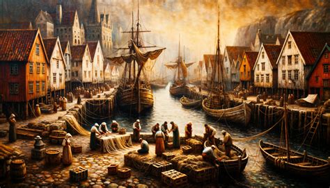 Medieval Harbor by Bogi380 on DeviantArt