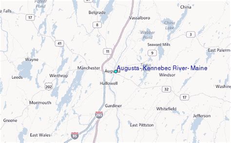 Augusta, Kennebec River, Maine Tide Station Location Guide