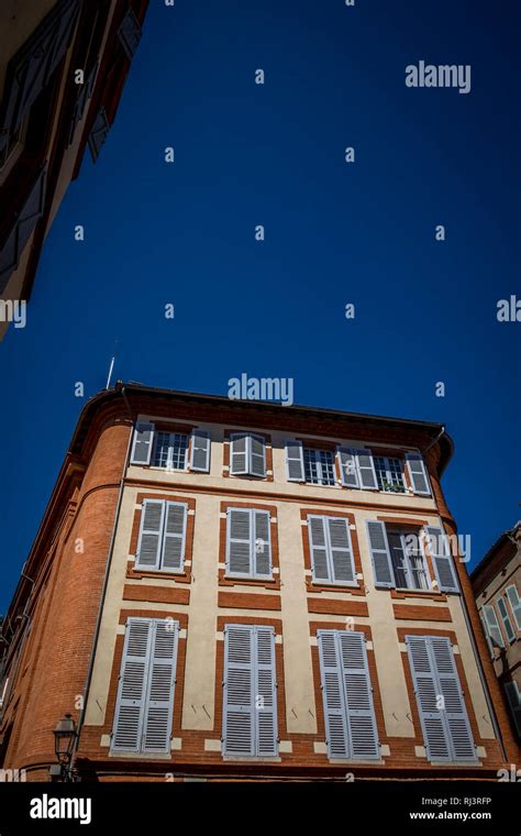 Architecture in the downtown of Toulouse France Europe Stock Photo - Alamy