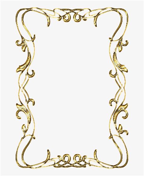 Download 100 Frame Cliparts - Gold Scroll Border Clip Art - HD ...