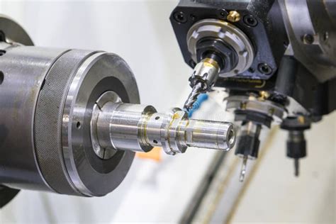 Operator Machining Automotive Part by Cnc Turning Machine, Stock Image ...