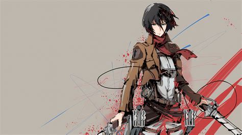 Mikasa Ackerman 4K Ultra HD Wallpaper - Attack on Titan by _sumollamaa