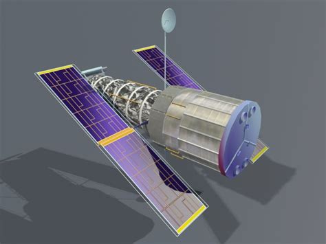 Hubble Space Telescope Free 3D Model - .3ds .sldprt - Free3D