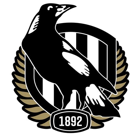 Collingwood Football Club Logo & Team Color Codes