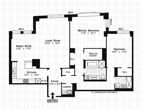 15 Central Park West Floor Plans - floorplans.click