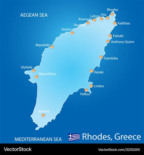 Sofocar Médico Interesante rhodes island greece map Nebu abdomen ...