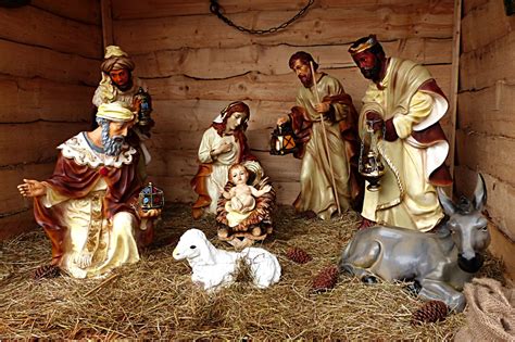 Free Images : statue, decor, christmas decoration, manger, bethlehem ...