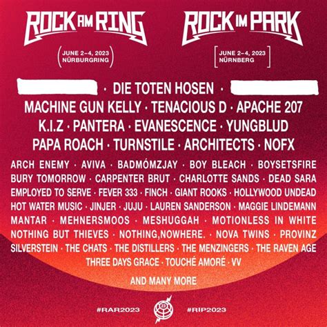 Rock Am Ring 2023 Bands