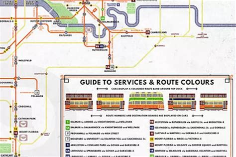 This stunning map shows just how big Glasgow's tram network used to be ...