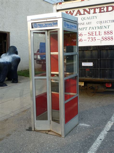 Vintage Aluminum Modern Phone Booth « Obnoxious Antiques