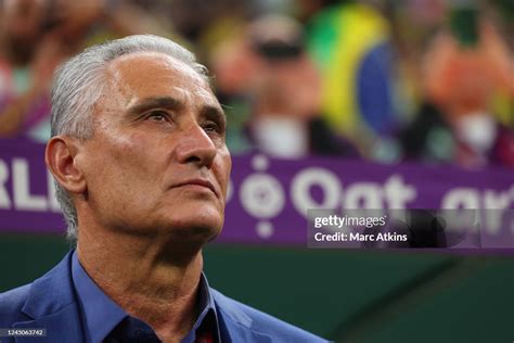 Brazil Coach Tite during the FIFA World Cup Qatar 2022 Group G match ...