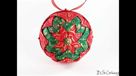 Quilted Star Christmas Ornament Tutorial - YouTube