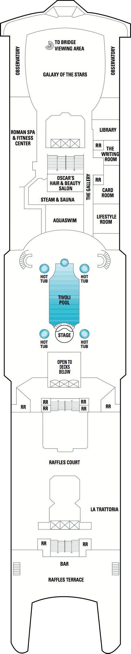 Norwegian Spirit Deck Plans - Cruiseline.com