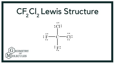 CF2Cl2 Lewis Structure | How to Draw the Dot Structure for CF2Cl2 ...