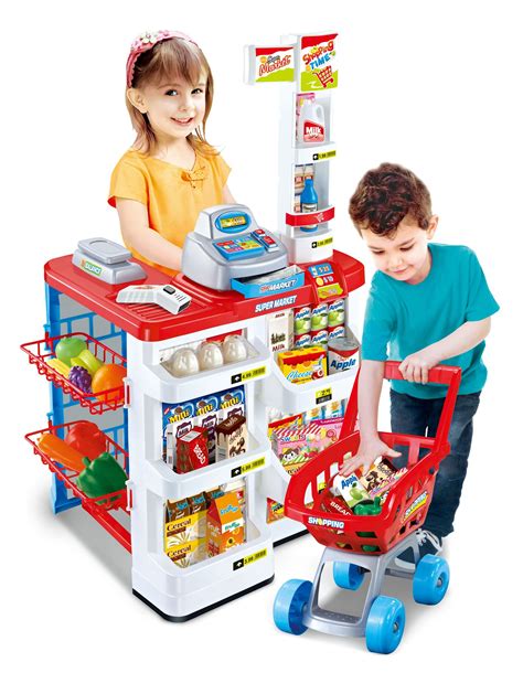 Children Kids Role Pretend Play Supermarket Superstore Shop Toys Set ...