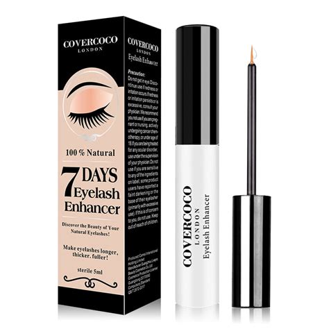 Eyelash Growth Serum 5ml for Thicker, Longer Eyelashes & Full Eyebrows ...