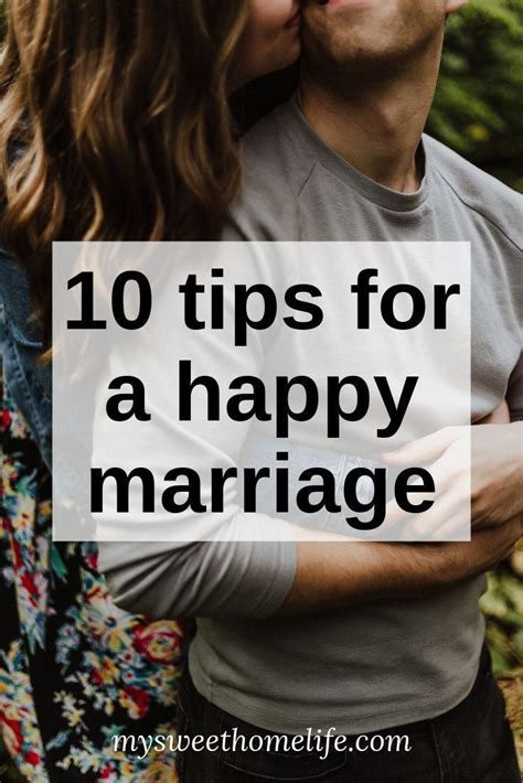 10 tips for a happy marriage | Happy marriage tips, Happy marriage ...