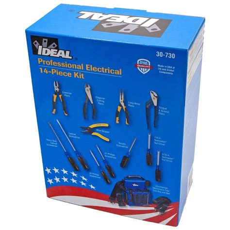 IDEAL 14-Piece Professional Electrical Tool Kit 30-730 - The Home Depot