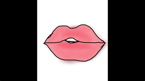 How to draw baddie lips 👄💅😔😩 - YouTube