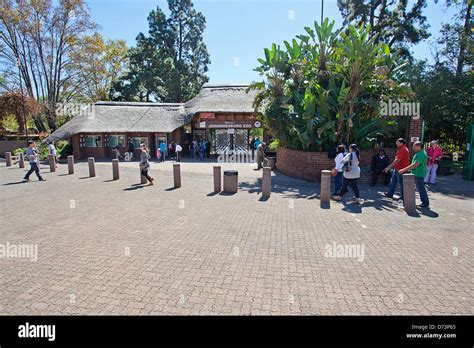 Entrance to the Joburg Zoo in Gauteng, South Africa Stock Photo - Alamy