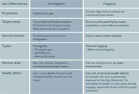 The Differences Between Fumigation And Fogging